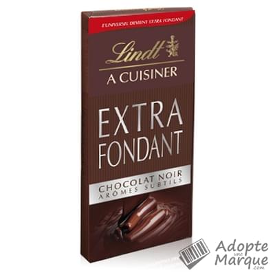 Lindt A Cuisiner - Tablette Chocolat Noir Extra Fondant La tablette de 200G