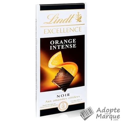 Lindt Excellence - Tablette Chocolat Noir & Orange Intense La tablette de 100G