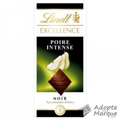 Lindt Excellence - Tablette Chocolat Noir & Poire intense La tablette de 100G