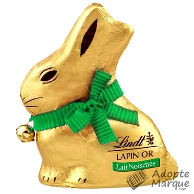 Lindt Lapin OR au Chocolat au Lait & Noisettes Le lapin de 100G