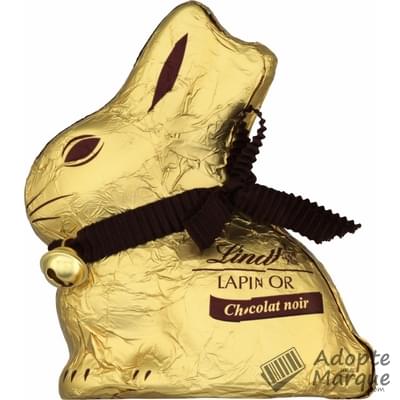 Lindt Lapin OR au Chocolat Noir Le lapin de 100G