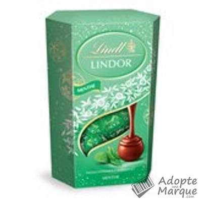 Lindt Lindor - Bouchées de Chocolat au Lait & Menthe La boîte de 200G