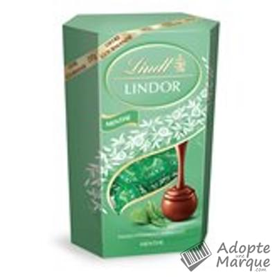 Lindt Lindor - Bouchées de Chocolat au Lait & Menthe La boîte de 237G