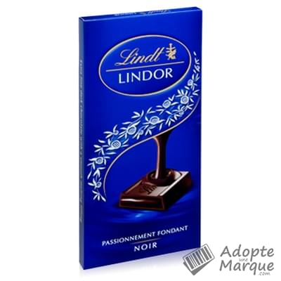 Lindt Lindor - Tablette Chocolat Noir La tablette de 150G