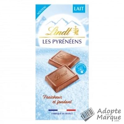 Lindt Les Pyrenéens - Tablette Chocolat au Lait La tablette de 150G