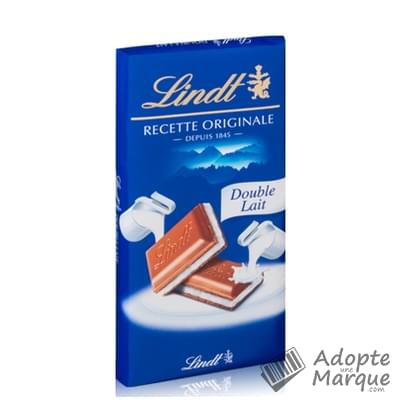 Lindt Recette Originale - Tablette Chocolat Double Lait Les 2 tablettes de 100G