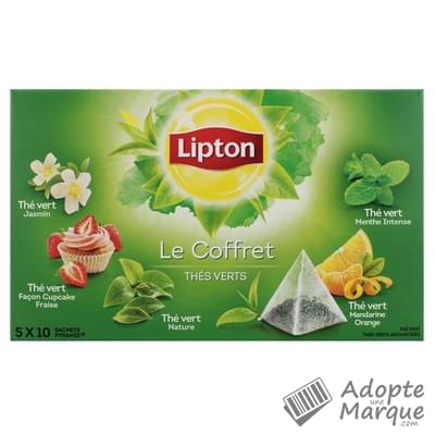 Lipton Le Coffret : Thé Blanc & Thé Vert La boîte de 50 sachets