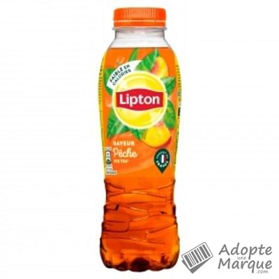 Lipton Ice Tea Thé glacé saveur Pêche La bouteille de 50CL