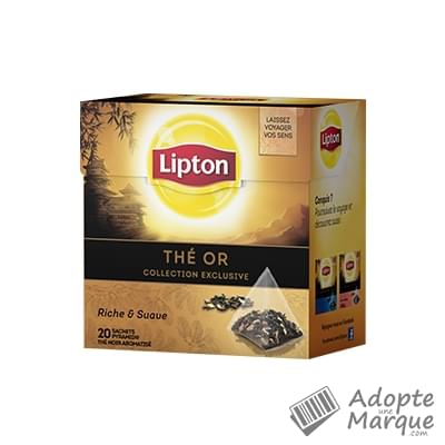 Lipton Thé OR Collection Exclusive La boîte de 20 sachets Pyramid®