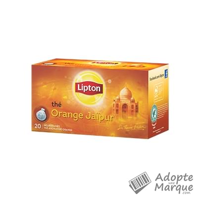 Lipton Thé Orange Jaïpur La boîte de 20 sachets