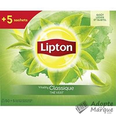 Lipton Thé Vert Classique La boîte de 55 sachets