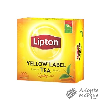 Lipton Thé Yellow Label Tea La boîte de 100 sachets
