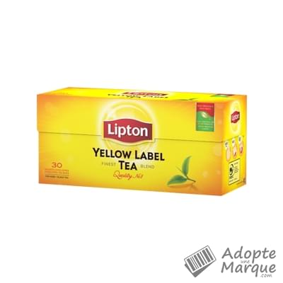 Lipton Thé Yellow Label Tea La boîte de 30 sachets