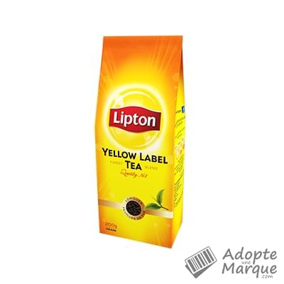 Lipton Thé Yellow Label Tea Le sachet vrac de 200G