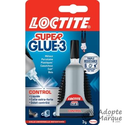 Loctite Super Glue Control Le tube de 3G