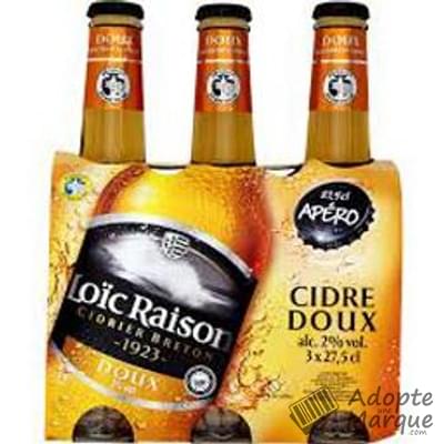 Loïc Raison Cidre Doux - 2% vol. "Les 3 bouteilles de 27,5CL"