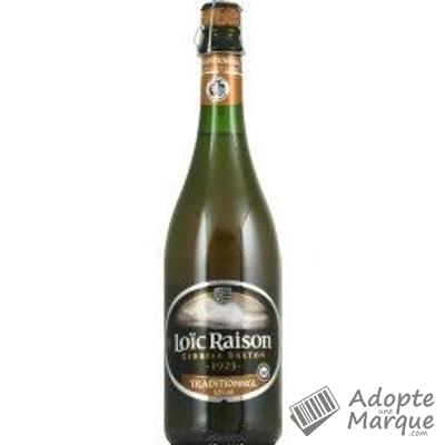 Loïc Raison Cidre Traditionnel - 5,5% vol. La bouteille de 75CL