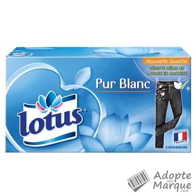 Lotus Classic - Mouchoirs en papier La boîte de 90 mouchoirs