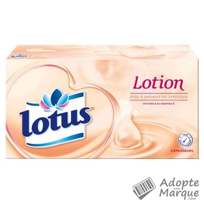 Lotus Lotion - Mouchoirs en papier La boîte de 72 mouchoirs