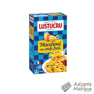 Lustucru Les classiques aux œufs frais - Macaroni La boîte de 250G