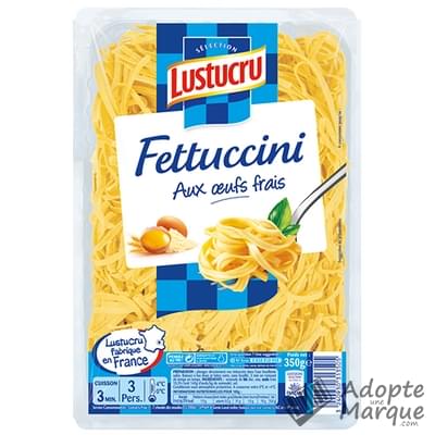 Lustucru Sélection Fettuccini aux Œufs Frais La barquette de 350G