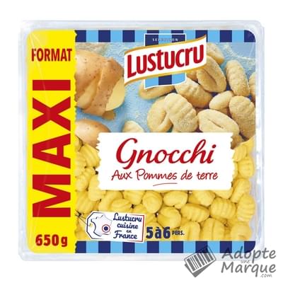 Lustucru Sélection Gnocchi aux Pommes de terre Le paquet de 650G
