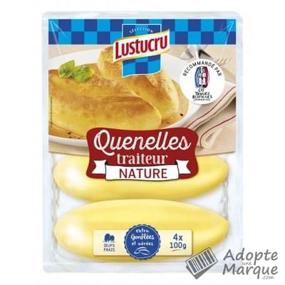 Lustucru Sélection Quenelles Traiteur Nature La barquette de 4 quenelles - 400G