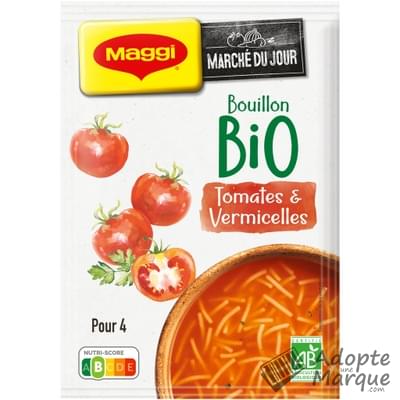 Maggi Bouillon Bio Tomates Vermicelles Le sachet de 70G
