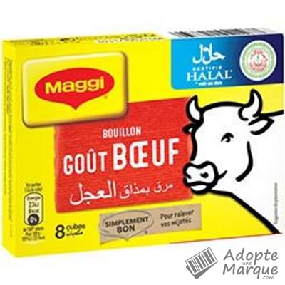 Maggi Bouillon KUB Bœuf Halal La boîte de 8 cubes - 80G