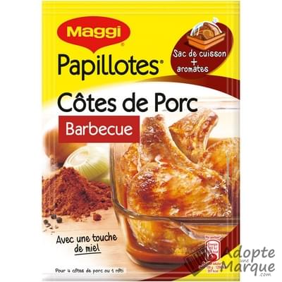 Maggi Papillotes Côtes de Porc au goût Barbecue Le sachet de 28G