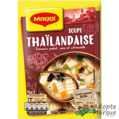 Maggi Soupe Thaïlandaise Le sachet de 65G