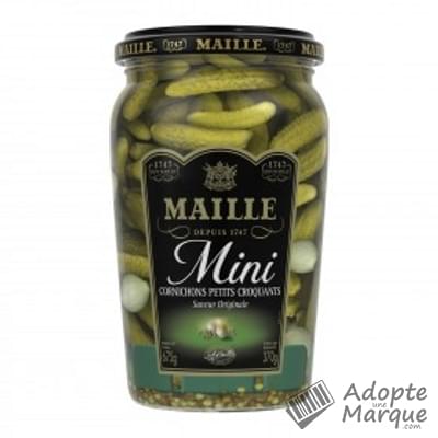 Maille Mini Cornichons Petits Croquants Le bocal de 370G