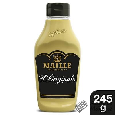 Maille Moutarde fine de Dijon L'Originale Le flacon souple de 245G