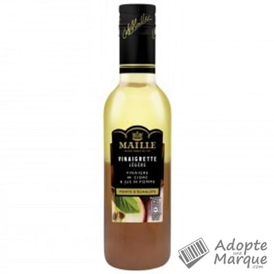 Maille Vinaigrette Légère Vinaigre de Cidre & Jus de Pomme La bouteille de 36CL