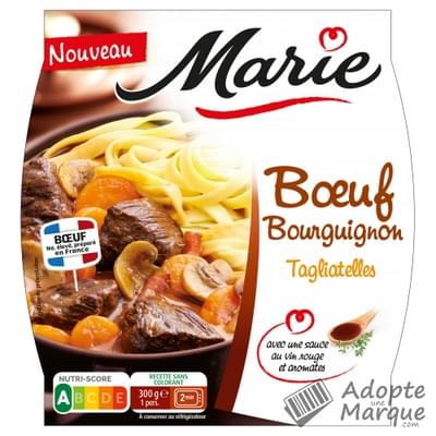 Marie Bœuf Bourguignon & Tagliatelles La barquette de 300G