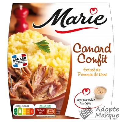 Marie Canard Confit & Ecrasé de Pommes de terre La barquette de 300G