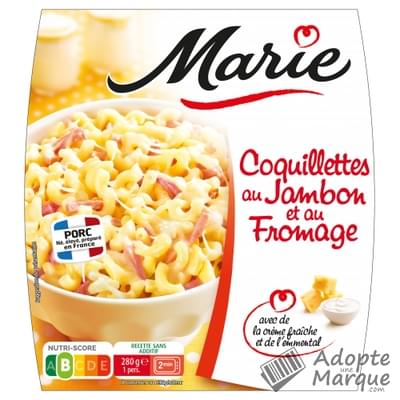 Marie Coquillettes au Jambon & Fromage La barquette de 280G