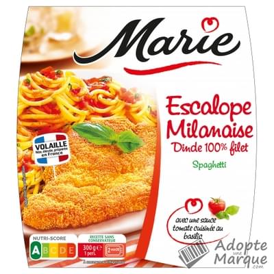 Marie Escalope Milanaise de Dinde & Spaghetti La barquette de 300G