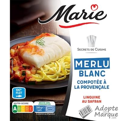 Marie Merlu Blanc & Compotée à la Provençale La barquette de 300G