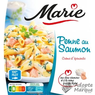Marie Penne au Saumon & Crème d'Epinards La barquette de 280G