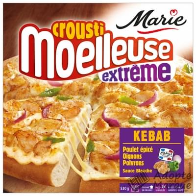 Marie Pizza Croustimoelleuse Extrême L'Orientale Kebab La pizza de 530G