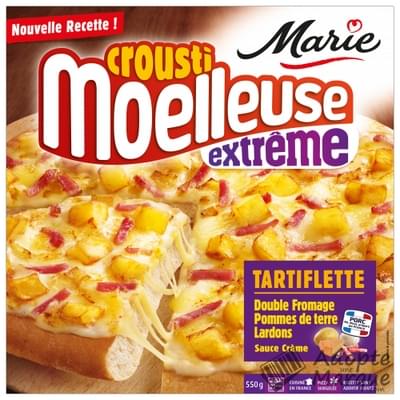Marie Pizza Croustimoelleuse Extrême La Tartiflette La pizza de 550G