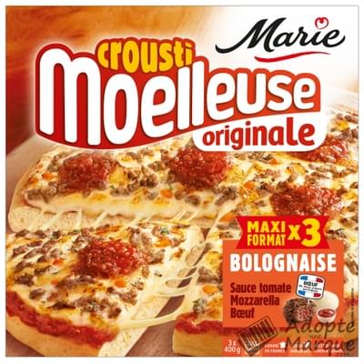 Marie Pizza Croustimoelleuse Originale Bolognaise Les 3 pizzas de 400G