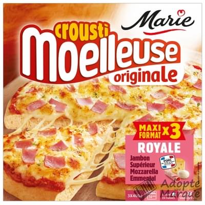 Marie Pizza Croustimoelleuse Originale Royale Les 3 pizzas de 400G