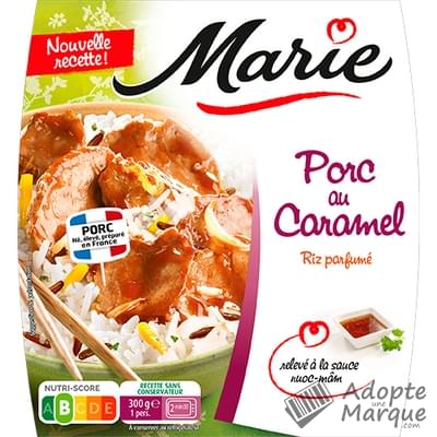 Marie Porc au Caramel & Riz parfumé La barquette de 300G