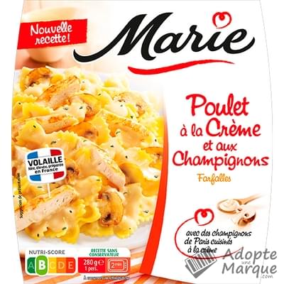 Marie Poulet à la Crème & aux Champignons La barquette de 280G