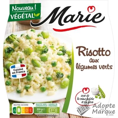 Marie Risotto aux Légumes verts La barquette de 300G