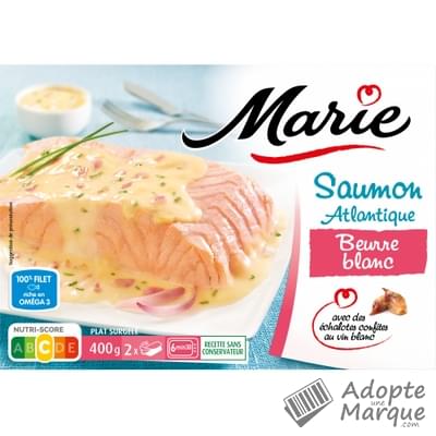 Marie Saumon Atlantique Beurre Blanc La barquette de 2 portions - 400G