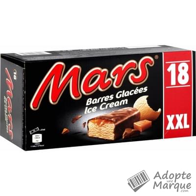 Mars Barres glacées Les 18 barres - 918ML