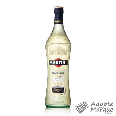 Martini Apéritif Bianco - 14.4% vol. La bouteille de 1L